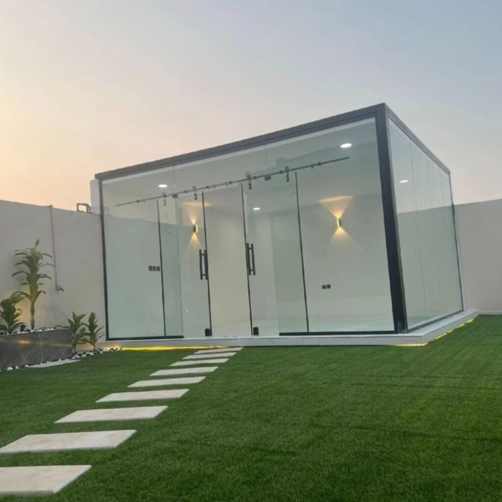 غرف زجاجية1